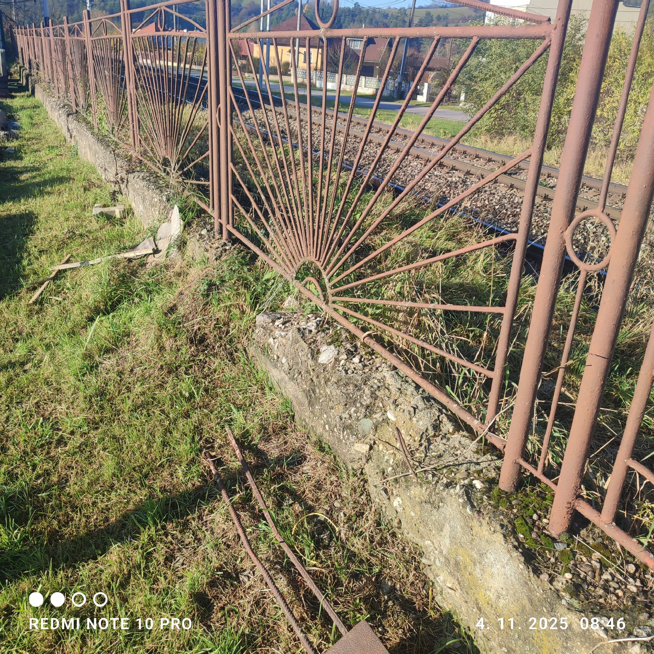 Rekonštrukcia oplotenia cintorína - foto 2