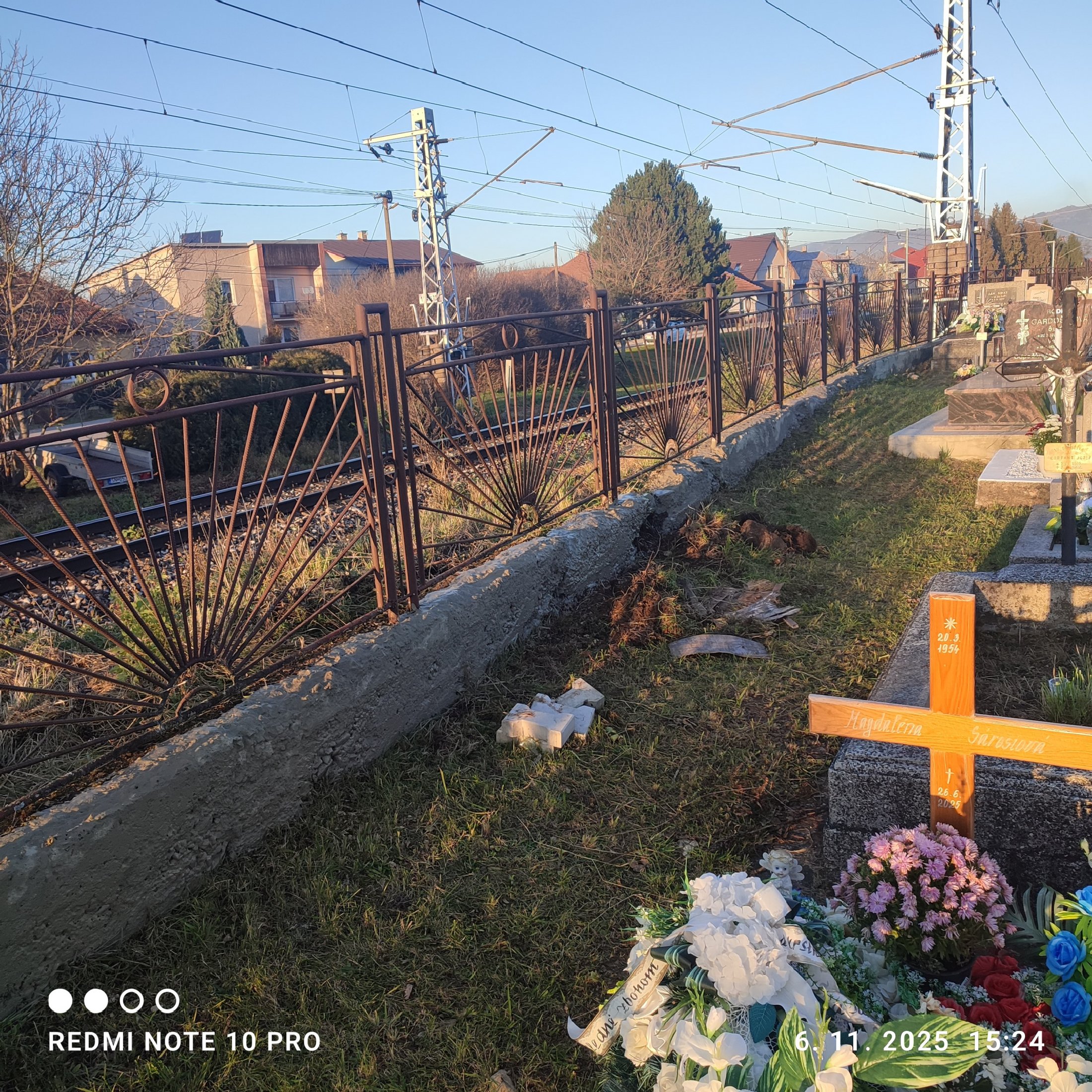 Rekonštrukcia oplotenia cintorína - foto 3