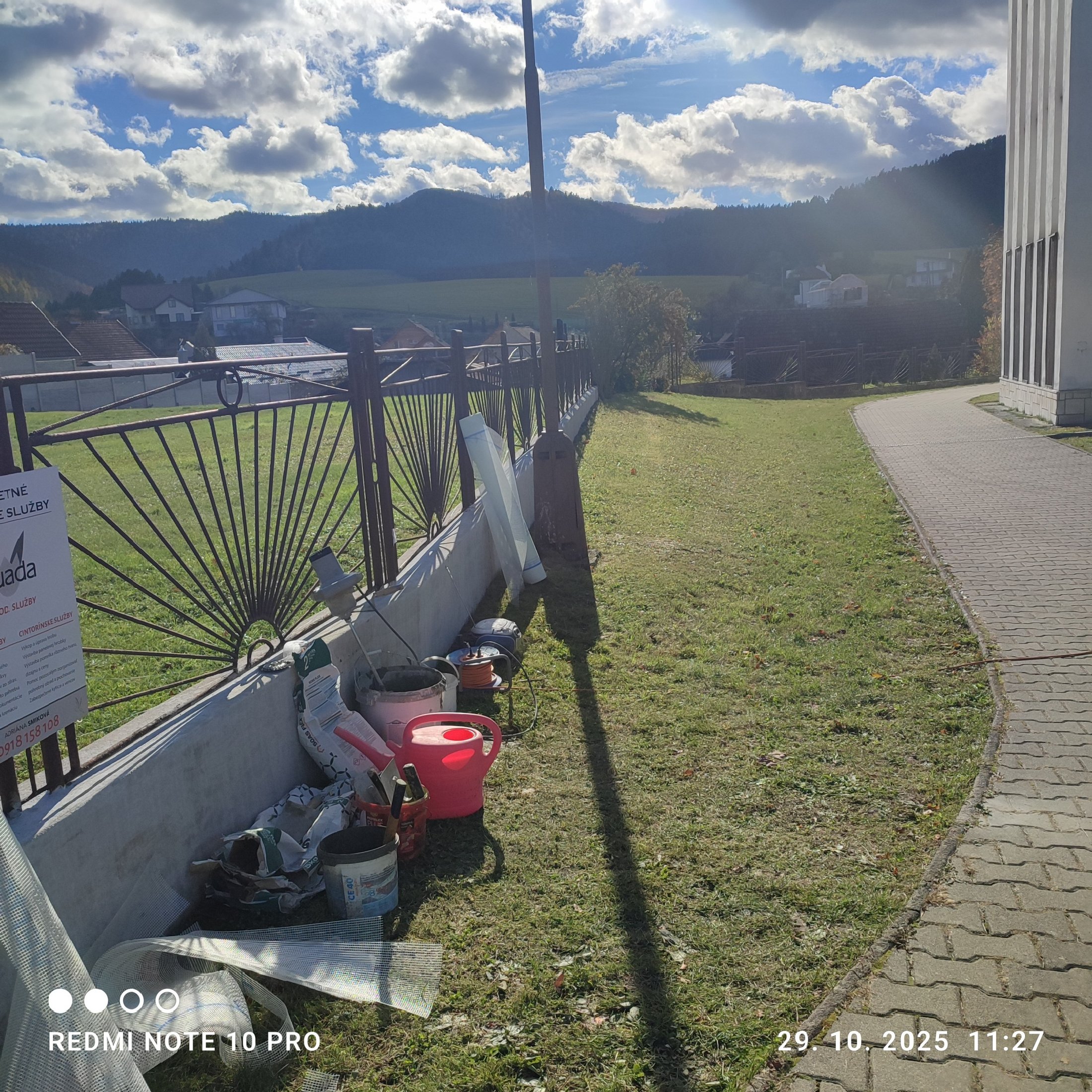 Rekonštrukcia oplotenia cintorína - foto 8